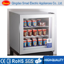 Glass Display Freezer for Supermarket Countertop Display Freezer